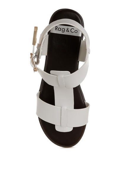 Shayla Gladiator Flat Sandals - Tigbul's Variety Fashion Shop