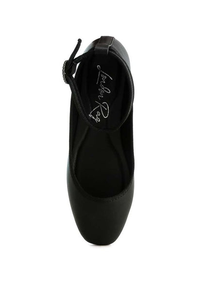 Danseur Ankle Strap Detail Ballet Flats - Tigbul's Variety Fashion Shop