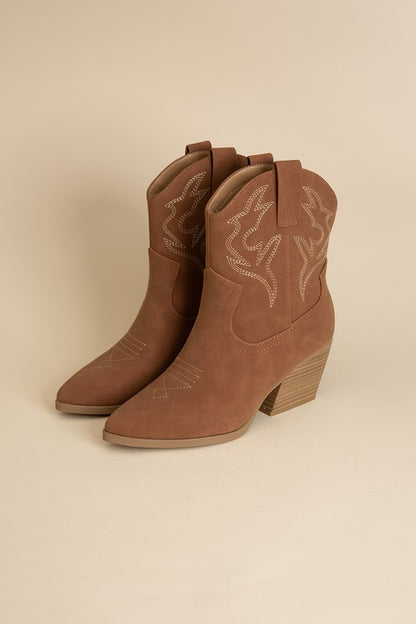 Women's Above Ankle Western Boots  - Tigbuls Variety Fashion