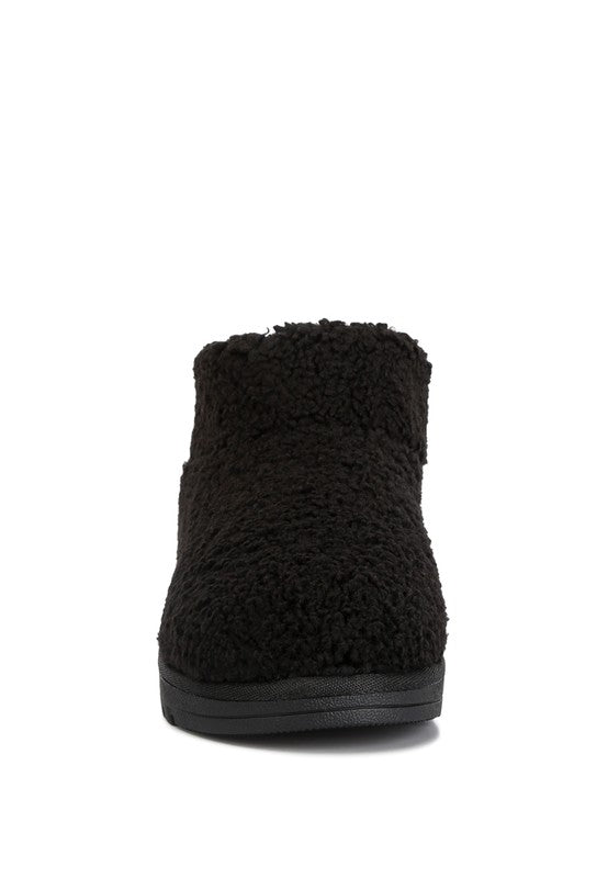 Anatole Fleece Exterior Fluffy Boots - Tigbuls Variety Fashion