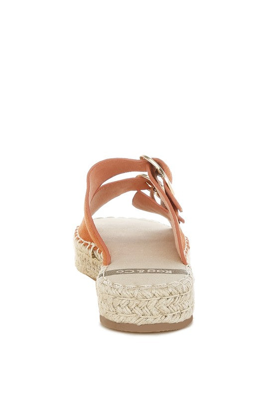 Kuopa Genuine Soft Leather Espadrille Flatform - Tigbul's Variety Fashion Shop