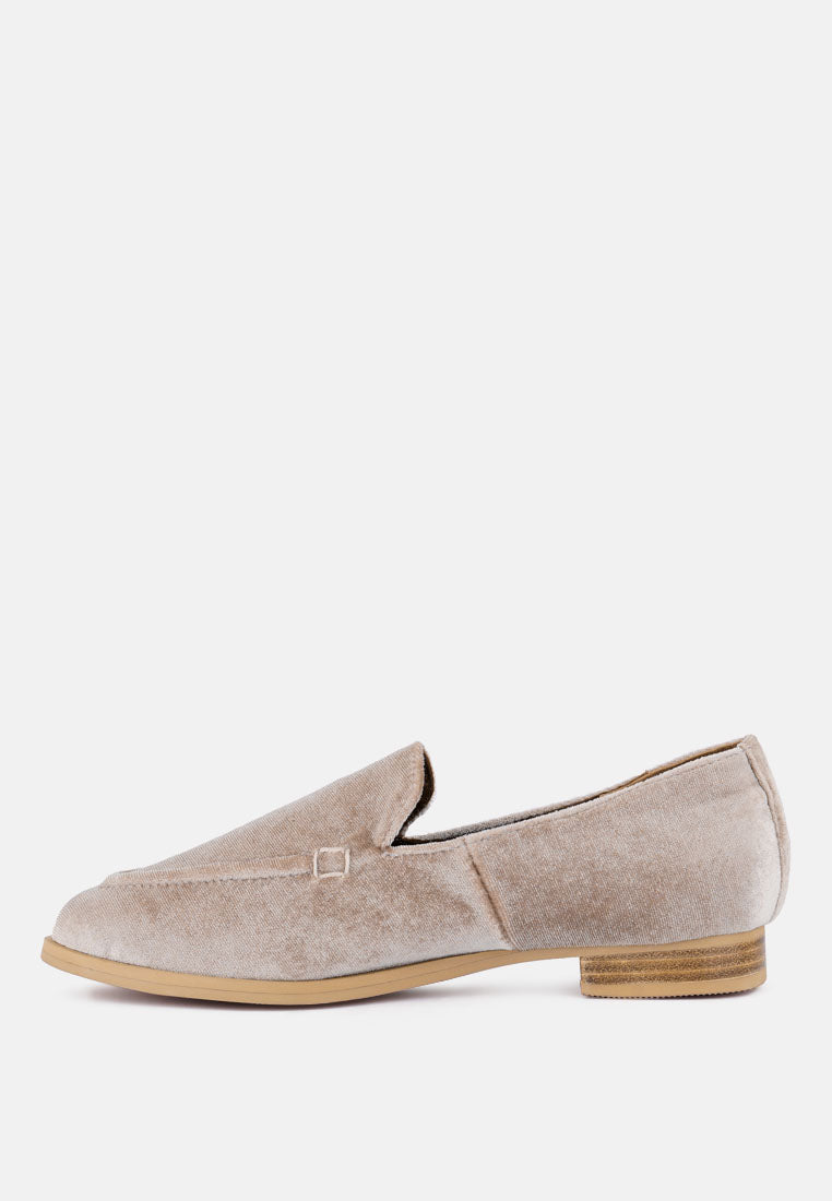 Luxe-Lap Velvet Handcrafted Loafers - Tigbul's Variety Fashion Shop