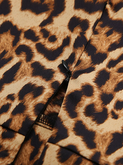 Leopard Print Mini Skirt - Tigbul's Variety Fashion Shop