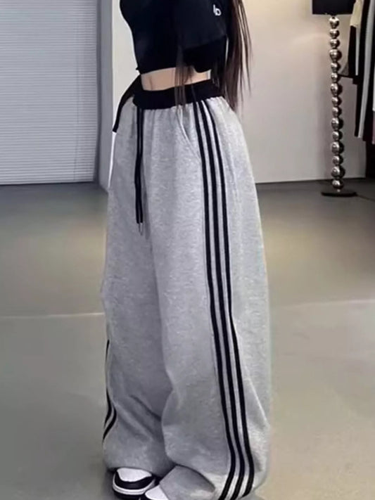 Casual Loose Fit Striped Pants - Tigbul's Variety Fashion Shop