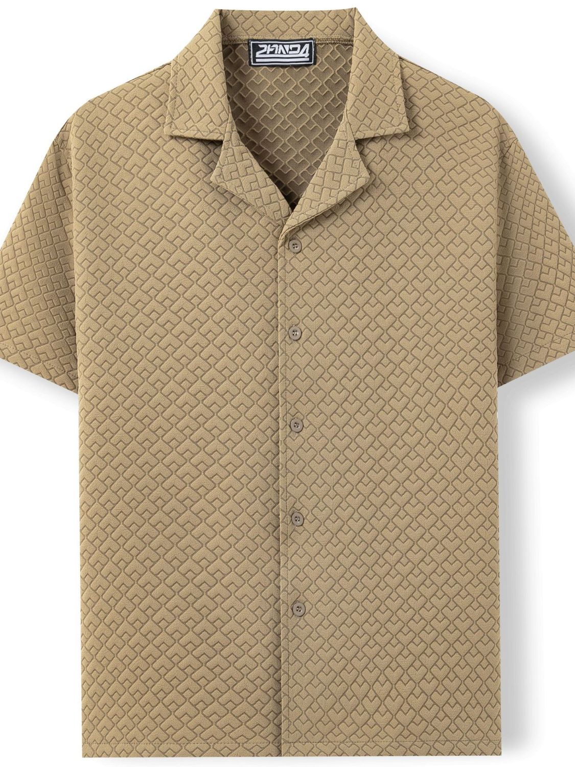 Men's Plus Size Button Down Short Sleeve Shirt - Tigbul's Variety Fashion Shop