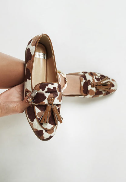 Moraug Faux Suede Tassels Loafers - Tigbul's Variety Fashion Shop
