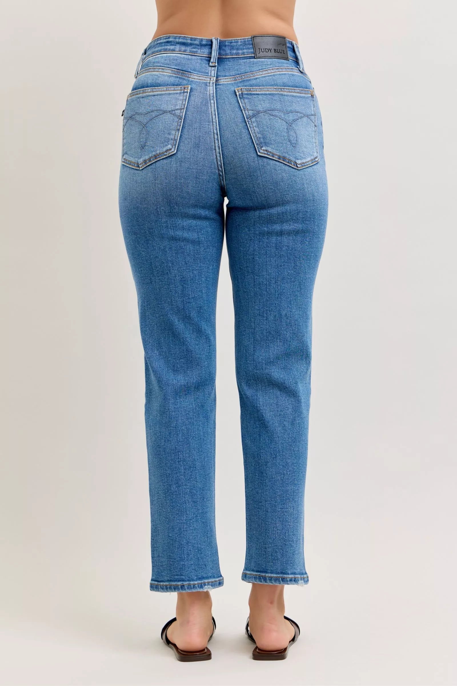 Judy Blue High-Waisted Straight-Leg  Jeans - Tigbul's Variety Fashion Shop