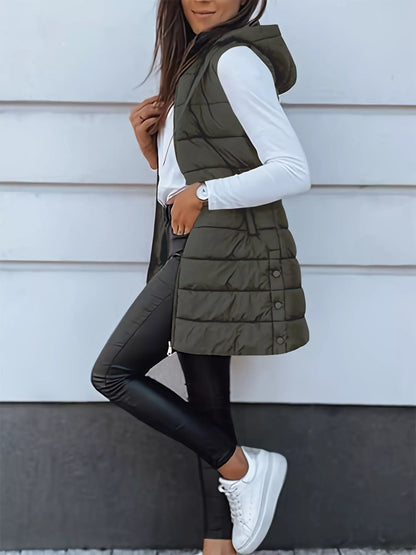 Zip Up Hooded Winter Coat - Tigbul's Variety Fashion Shop