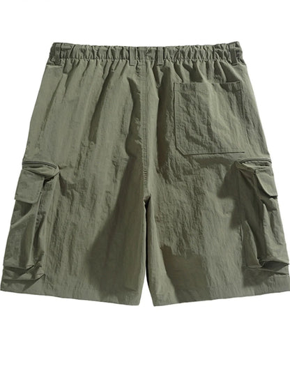 Men's Elastic Waist Cargo Short - Tigbul's Variety Fashion Shop