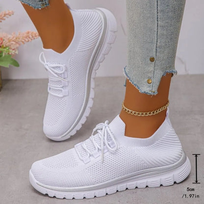 Breathable Mesh Lace Up Athletic - Tigbul's Variety Fashion Shop