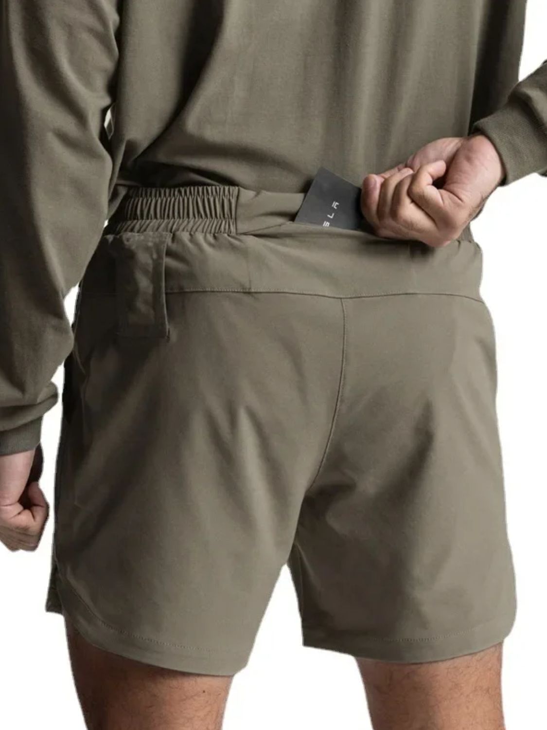 Men's Elastic Waist Active Shorts - Tigbul's Variety Fashion Shop