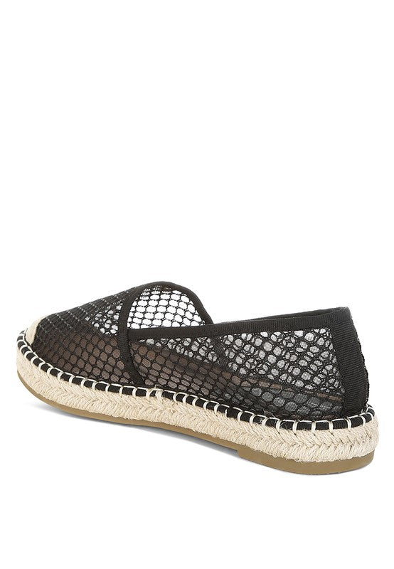 Manara Mesh Espadrille Loafers - Tigbul's Variety Fashion Shop