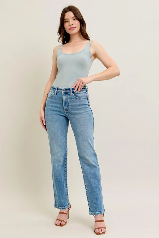 Judy Blue Vintage Straight Jeans Small - 24W - Tigbul's Variety Fashion Shop