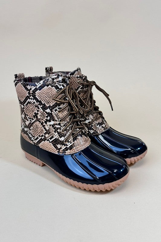 Women's Animal Print Rain, Snow, Mud, Boots - Tigbul's Variety Fashion Shop