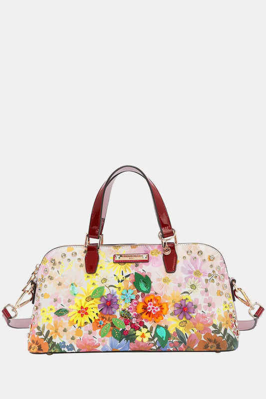 Nicole Lee USA Dreams Blossom Nicole Lee Dome Handbag - Tigbul's Variety Fashion Shop