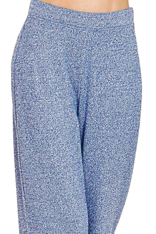 Zenana Soft Elastic Waisted Flare Pants - Tigbul's Variety Fashion Shop