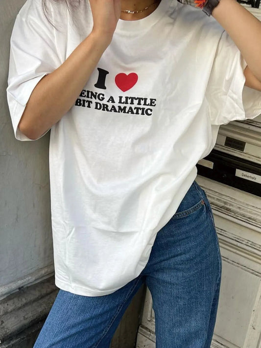 Plus Size Letter Graphic Round Neck Short Sleeve T-Shirt - Tigbul's Variety Fashion Shop