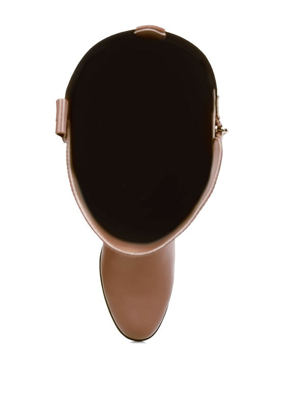 Tan Riding Boots - Tigbul's Variety Fashion Shop