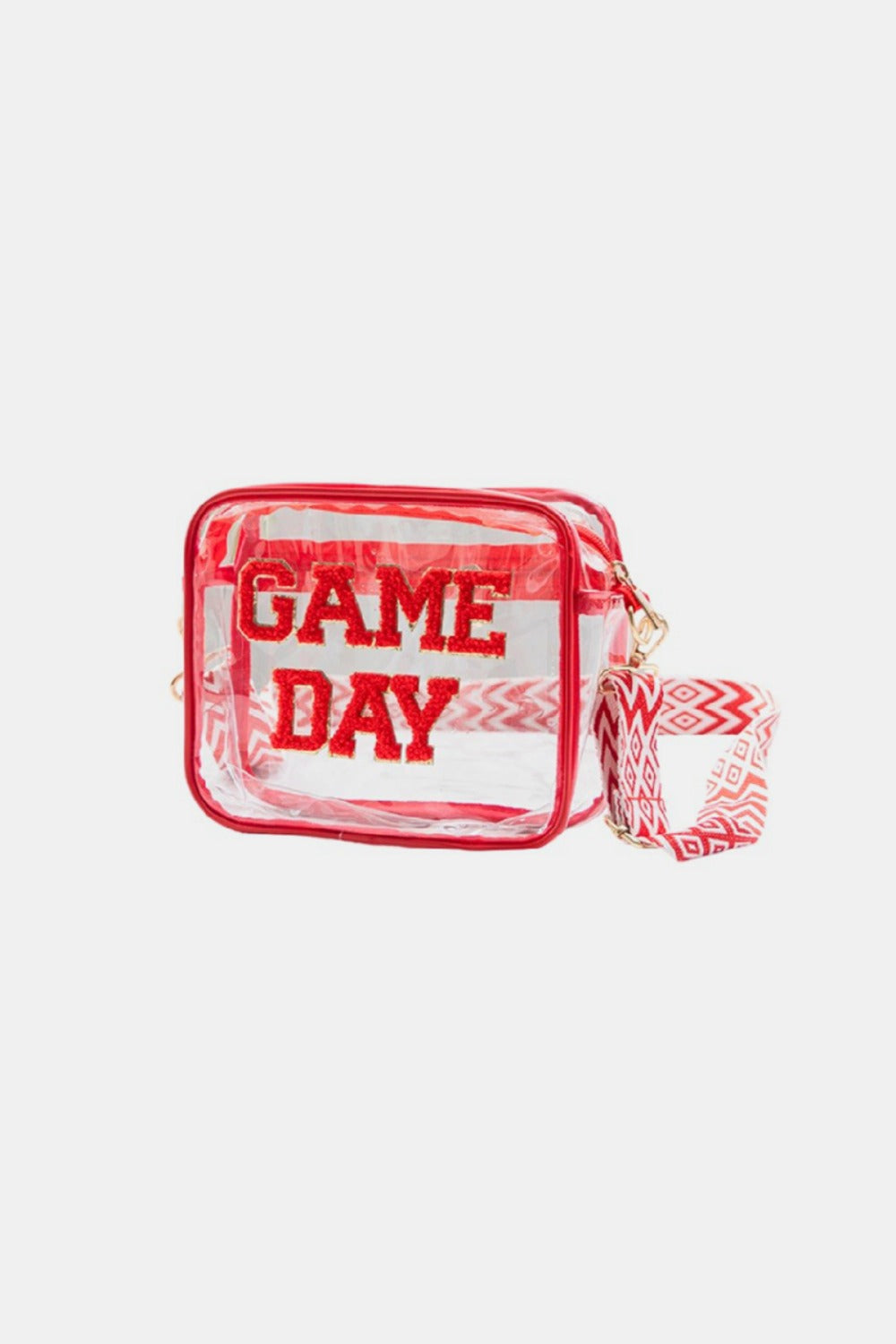 Zenana GAME DAY Stadium Approved Transparent Crossbody Bag - Tigbul's Variety Fashion Shop