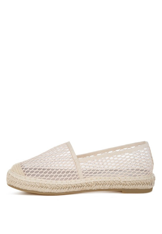 Manara Mesh Espadrille Loafers - Tigbul's Variety Fashion Shop