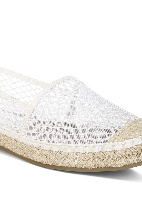 Manara Mesh Espadrille Loafers - Tigbul's Variety Fashion Shop