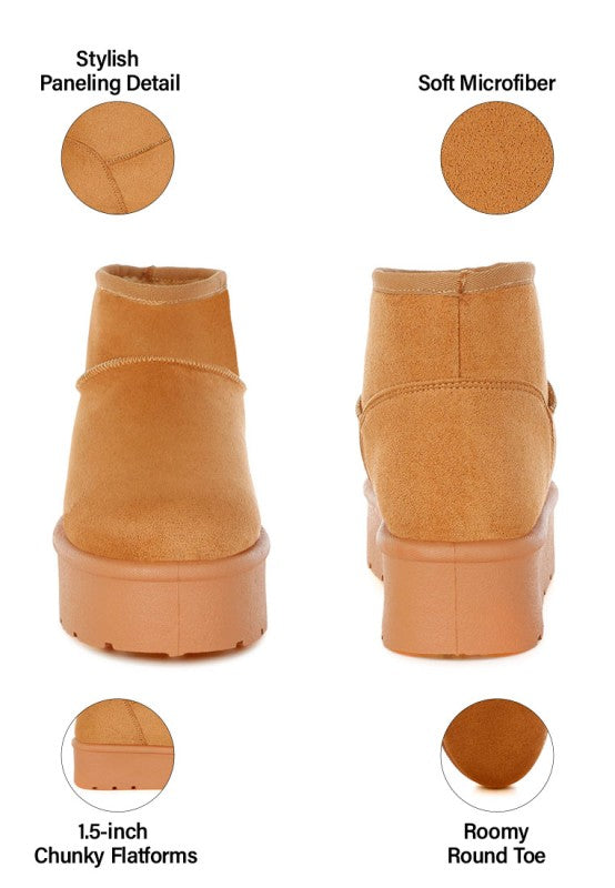 Derta Soft Microfiber Snow Boots - Tigbul's Variety Fashion Shop