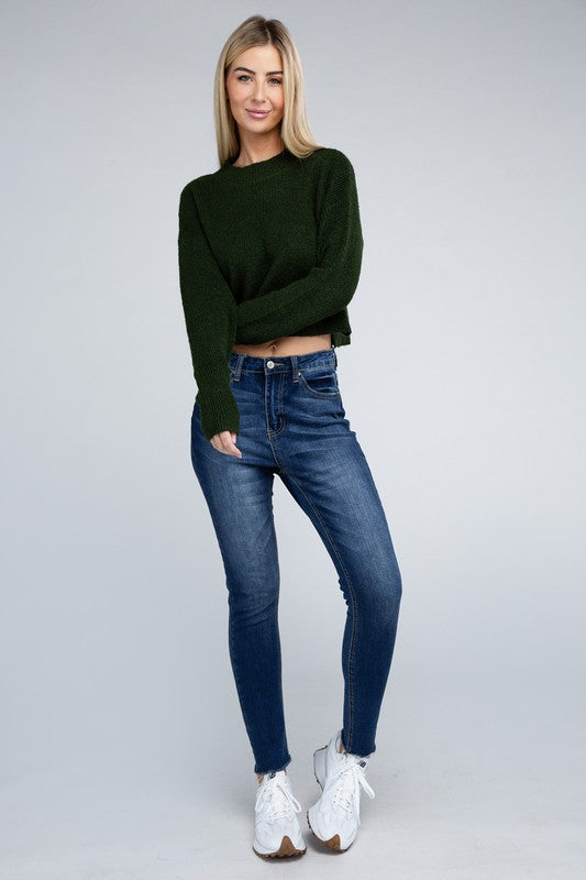 Mock Neck Pullover - Tigbul's Variety Fashion Shop