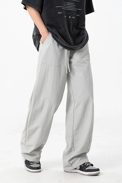 Men's Full Size Drawstring Pants with Pockets - Tigbul's Variety Fashion Shop