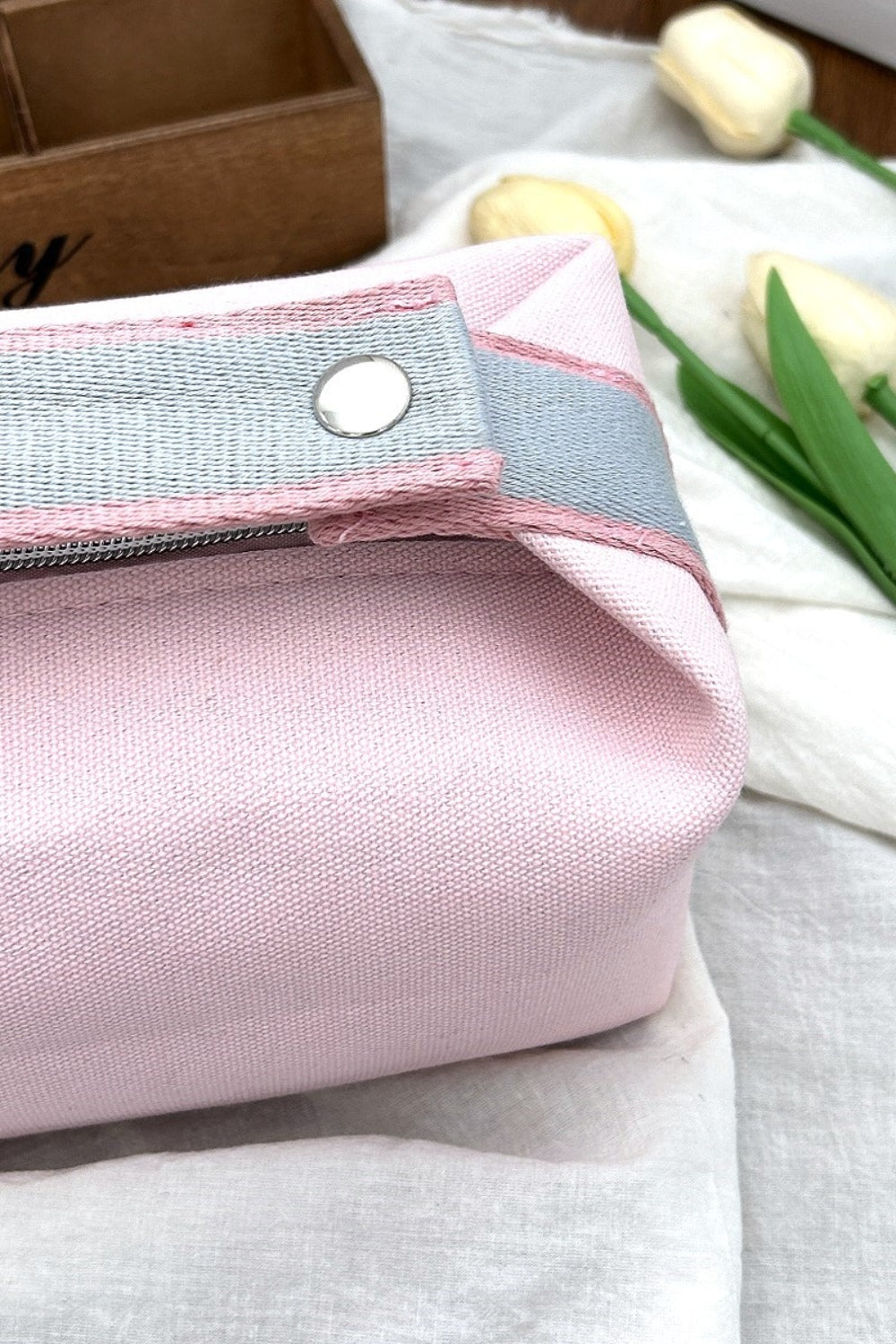 Zenana Waterproof Canvas Travel Cosmetic Bag - Tigbul's Variety Fashion Shop