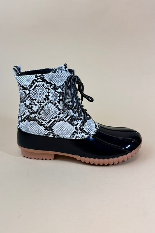 Women's Animal Print Rain, Snow, Mud, Boots - Tigbul's Variety Fashion Shop