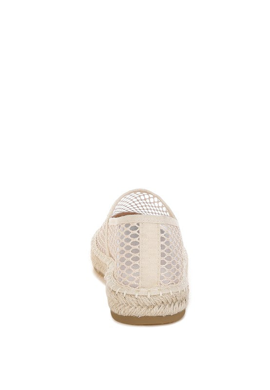 Manara Mesh Espadrille Loafers - Tigbul's Variety Fashion Shop