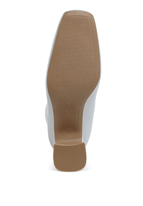 Simba Square Toe Metallic Ankle Boots - Tigbul's Variety Fashion Shop