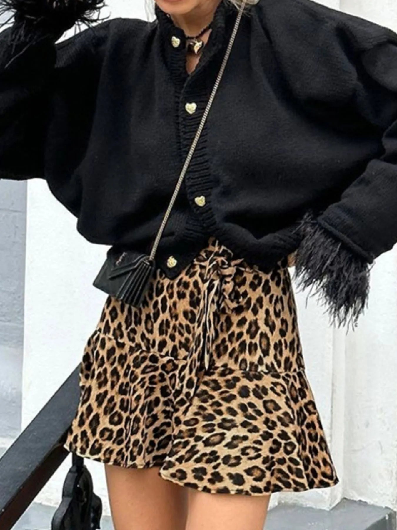 Leopard Print Mini Skirt - Tigbul's Variety Fashion Shop