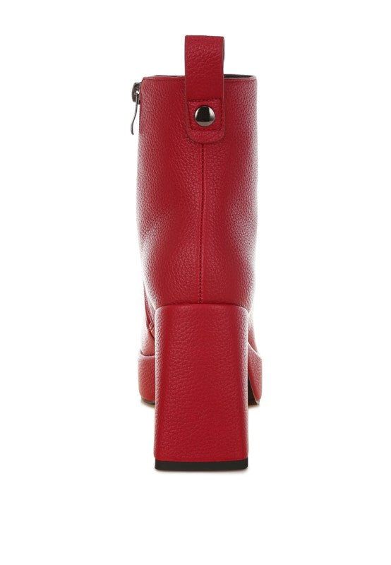 Poulin Faux Leather Chelsea Boots - Tigbul's Variety Fashion Shop