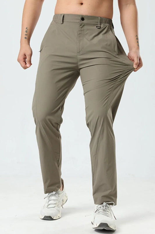 Men's Plus Size Casual Pocketed Pants - Tigbul's Variety Fashion Shop