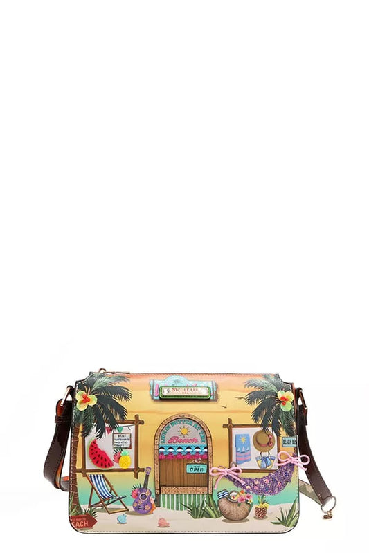 Nicole Lee USA Sun and Sand Crossbody Bag - Tigbul's Variety Fashion Shop