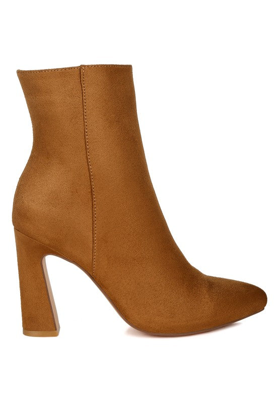 Clubdate Block Heeled Ankle Boots - Tigbul's Variety Fashion Shop
