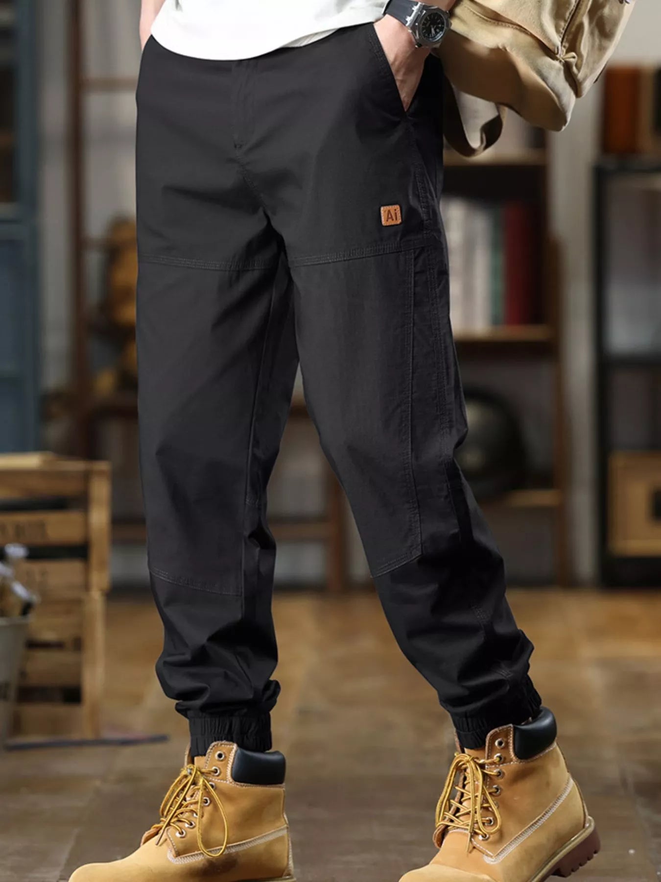 Men's Full Size Wide Leg Pants Plus Size - Tigbul's Variety Fashion Shop