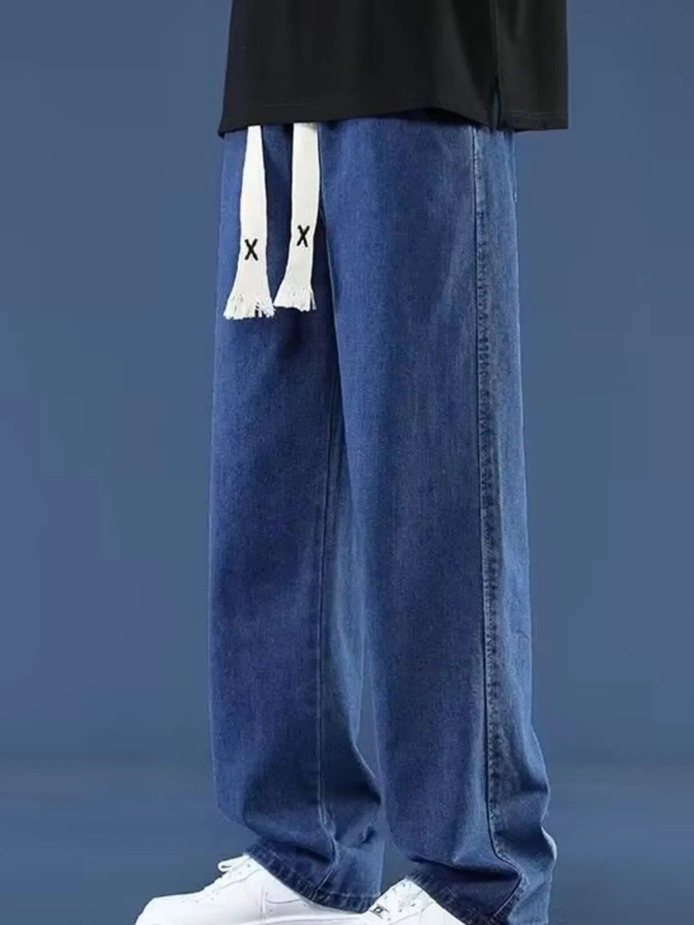 Men's Full Size Wide Leg Jeans Plus Size - Tigbul's Variety Fashion Shop