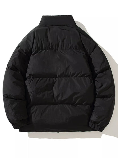 Men's Full Size Zip Up Fleece Puffer Jacket Plus Size - Tigbul's Variety Fashion Shop