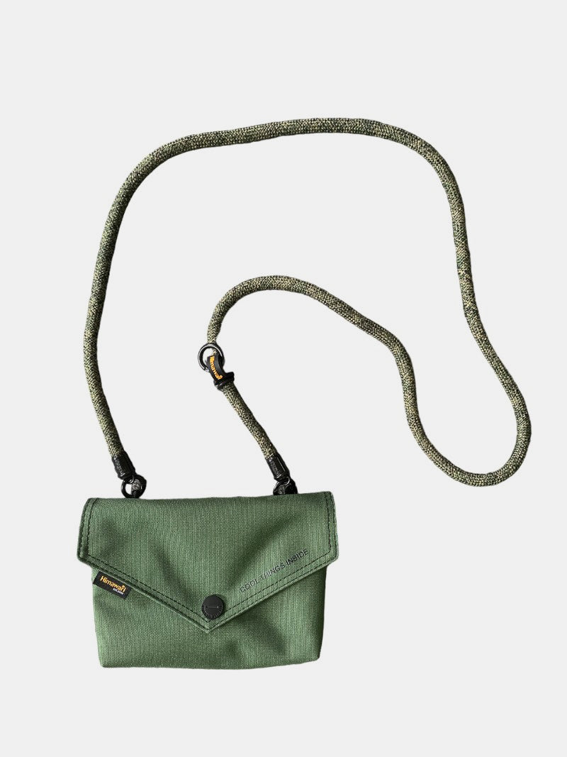 Himawari Solid Color Envelope Shape Crossbody Bag with Removable Strap - Tigbul's Variety Fashion Shop