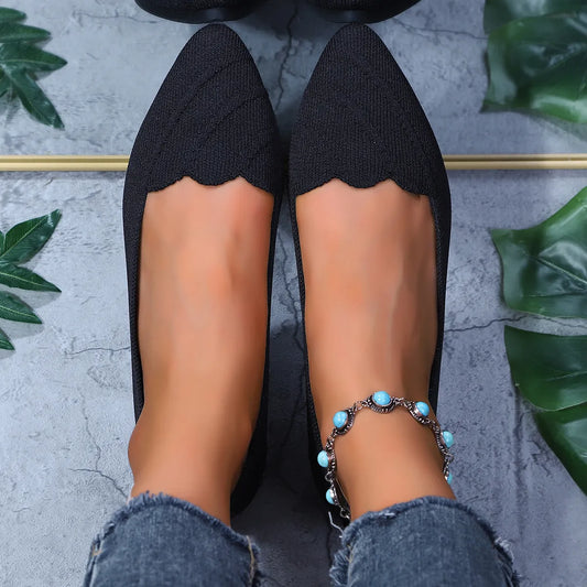 Point Toe Flat Slip-Ons - Tigbul's Variety Fashion Shop