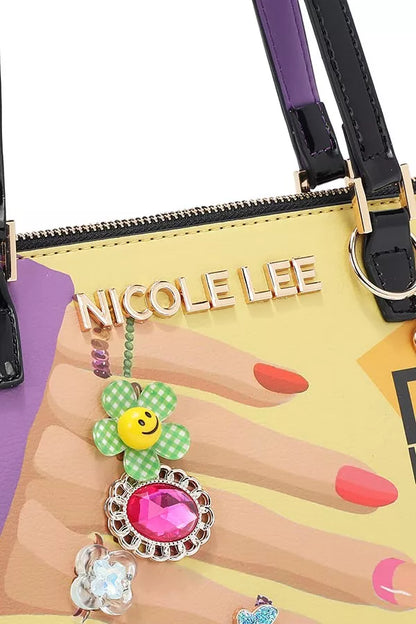 Nicole Lee USA Nail Polish Dome Shoulder Bag - Tigbul's Variety Fashion Shop