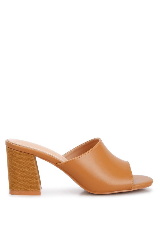 ADDIE Block Heel Slip-on Sandals - Tigbul's Variety Fashion Shop