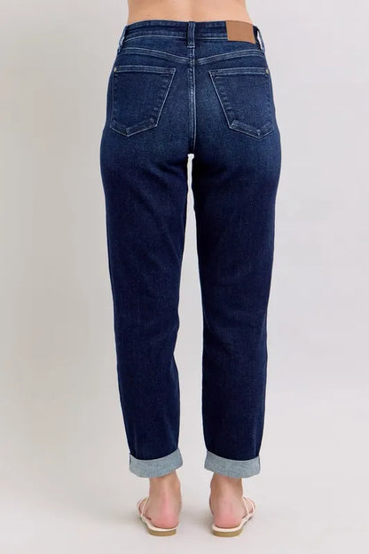 Judy Blue High Waist Boyfriend Jeans - Tigbul's Variety Fashion Shop