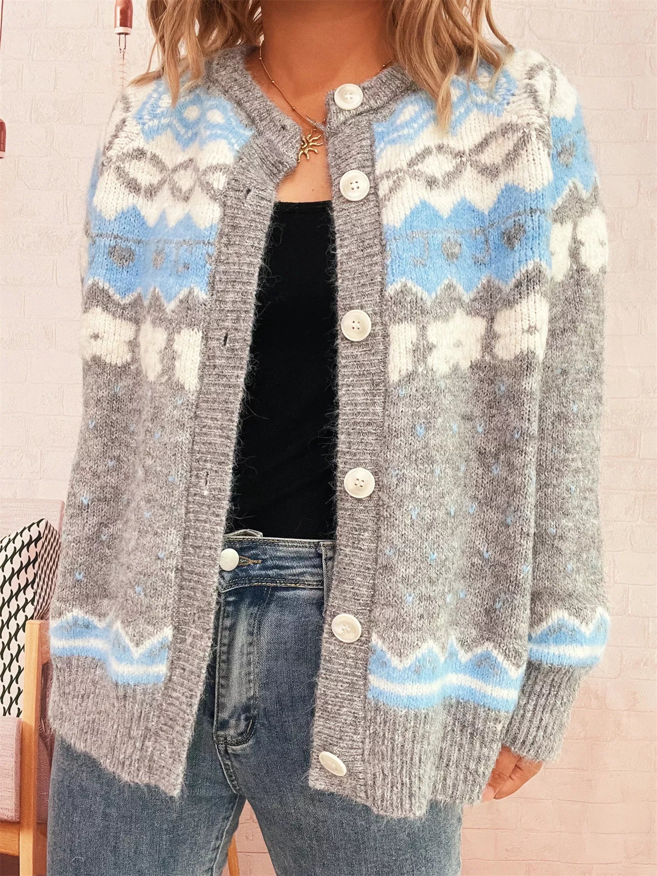 Ribbed Button Down Knit Cardigan - Tigbul's Variety Fashion Shop