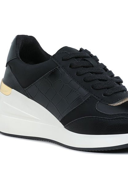 Noltas Chunky Wedge Heel Sneaker - Tigbul's Variety Fashion Shop
