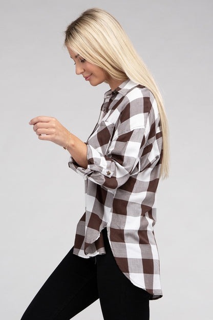 Classic Plaid Flannel Shirt - Tigbul's Variety Fashion Shop