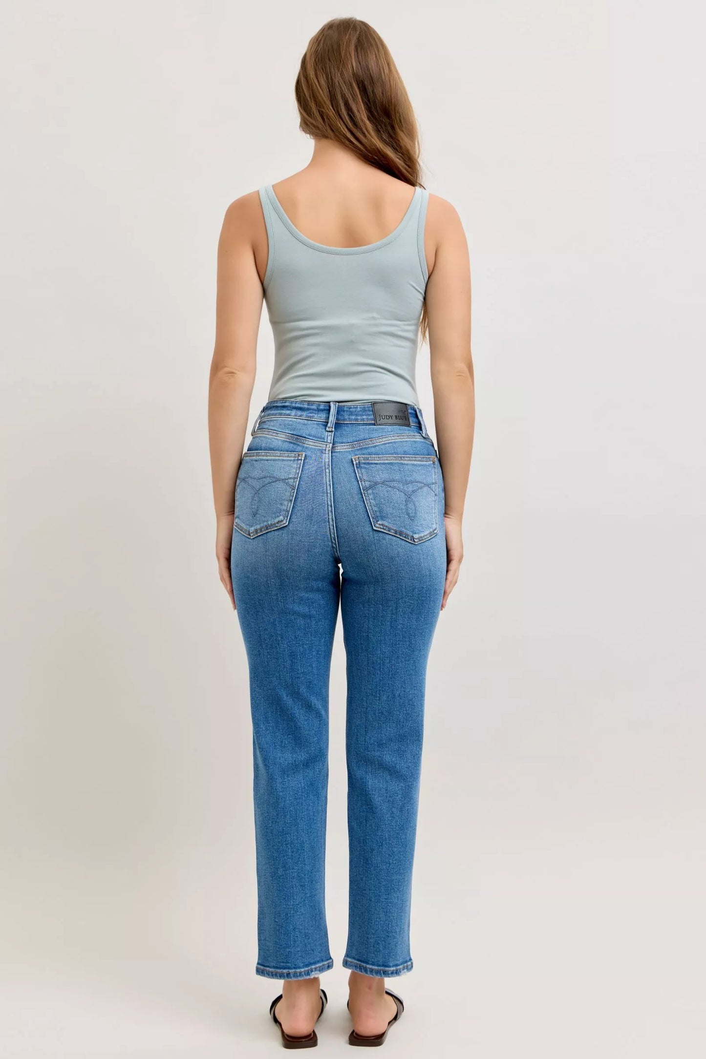 Judy Blue High-Waisted Straight-Leg  Jeans - Tigbul's Variety Fashion Shop