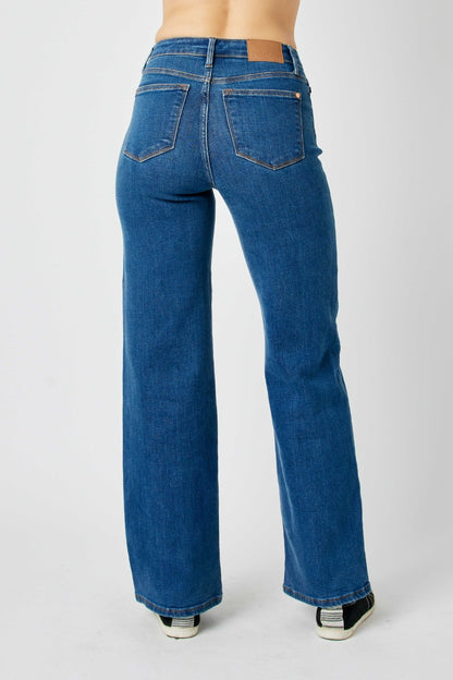 Judy Blue Full Size High Rise Straight Jeans - Tigbul's Variety Fashion Shop